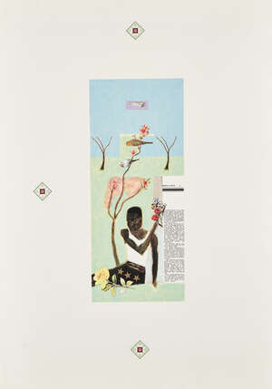 
	
		Craigie Aitchison CBE RSA RA, 
		Scottish 1926-2009- 
		 
		Africa, 1996; 
		 
		