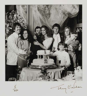 
	
		Terry O'Neill CBE, 
		British b. 1938-
		 
		The Wedding of Ringo Starr and Barbara...
