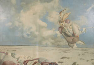 
	
		István Sándorfi, 
		Hungarian 1948-2007
		 
		Surrealist landscape; 1970; 
		 
		oil on...