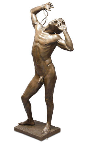 
	
		Ian Rank-Broadley, British, b. 1942, Ganymede, a life size bronze resin sculpture of a...