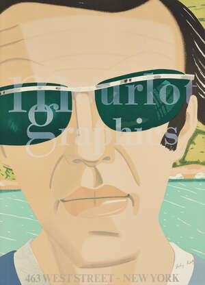 
	
		Alex Katz,
		American b.1927-
		 
		Poster for Mourlot Graphics, 1970;
		 
		
