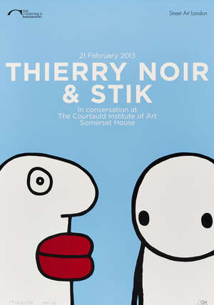 
	
		Stik & Thierry Noir, 
		British b.1979 & French b.1958-
		 
		In Conversation, 2013;...