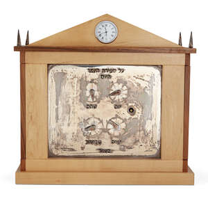 
	
		A silver and wood mounted Omer counter, by Barry Horning and Mila Tania Griebel, modelled...