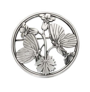 
	
		Arno Malinowski (1899-1976) for Georg Jensen, a silver 'Moonlight Blossom' brooch
		GJ...