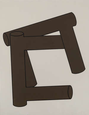 
	
		William Tucker RA,
		British b.1935-
		 
		B.Blue and C.Brown, 1969;
		 
		screenprints...