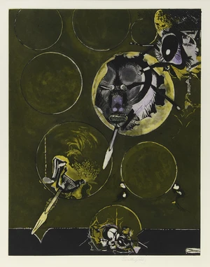 Graham Sutherland OM,&nbsp;British 1903-1980,&nbsp;Hatching II, from The Bees, 1977;&nbsp;etching and aquatint in...