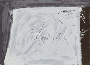 
	
		Antoni Tàpies, 
		Spanish 1923-2012-
		 
		Untitled (Plate 5), 1974;
		 
		lithograph in...