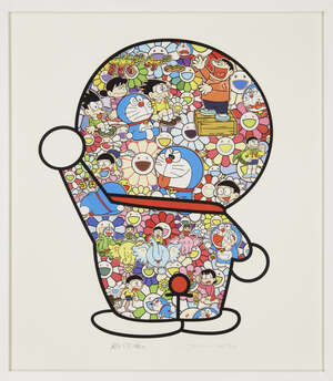 
	
		Takashi Murakami,
		Japanese b.1962-
		 
		Doraemon's Daily Life, 2019;
		 
		