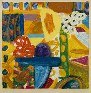 
	
		Gillian Ayres CBE RA,
		British 1930-2018-
		 
		Sikar ii, 1993;
		 
		etching with...