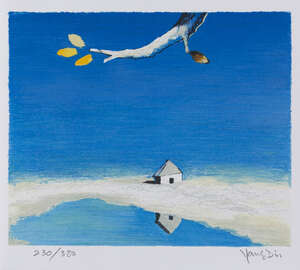 
	
		Yang Din,
		Chinese b.1958-
		 
		Untitled;
		 
		lithograph in colours on wove,...