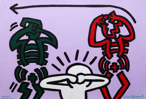 
	
		Danny Minnick, 
		American b.1973- 
		 
		Seen Too Much Evil Keith, 2017-18; 
		 
		