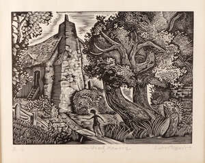 
	
		Luther Roberts, 
		British 1923-1988- 
		 
		Childhood Memory; 
		 
		wood...