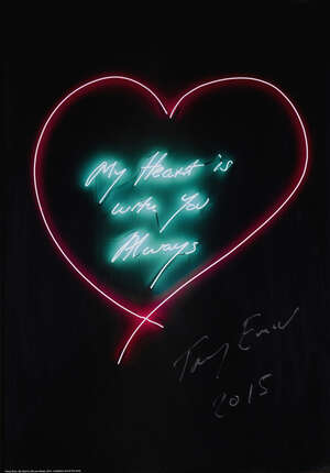 
	
		Tracey Emin CBE RA,
		British b.1963-
		 
		My Heart is Always with You, 2015;
		 
		