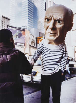 
	
		Maurizio Cattelan, 
		Italian b.1960-
		 
		Untitled (Picasso Performance), 1998;
		 
		