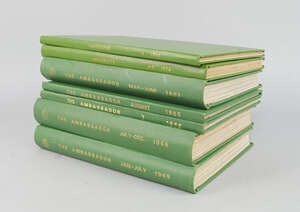 
	
		The Ambassador Magazine: a rare collection of twenty-five bound volumes of The Ambassador...