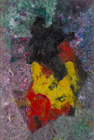 
	
		Joseph Lacasse, 
		Belgian 1894-1975- 
		Tachisme, 1937; 
		oil on paper laid down on...