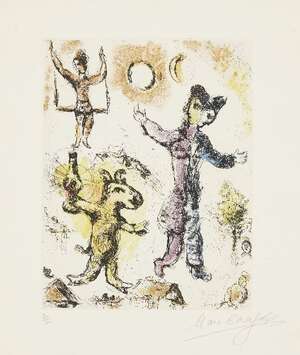 
	
		Marc Chagall,
		Russian/French 1887-1985-
		 
		La Reve de LAne [Cramer 63],...