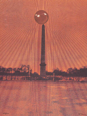 
	
		Pol Bury,
		Belgian 1922-2005-
		 
		Paris, Obélique, c.1970;
		 
		lithograph in colors...