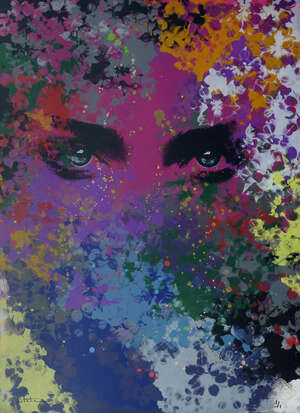 
	
		Static, 
		British 20th/21st century, 
		 
		In Bloom: Lipstick; 
		 
		hand pained...