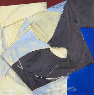 
	
		Adrian Heath, 
		British 1920-1992- 
		
		Untitled 1970;
		 
		oil on card, signed with...