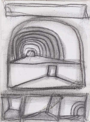 
	
		Basil Beattie RA, 
		British b.1935 -  
		 
		Exits & Entrances Series, 2005; 
		 
		