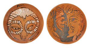 
	
		Jean Marais (1913-1998), a terracotta bowl  
		c.1960, signed on the top and incised on...