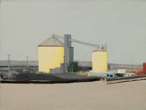 
	
		Mari Shiba, 
		Japanese, late 20th/early 21st century- 
		 
		Grain stores; 
		 
		
