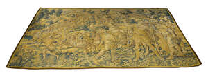 
	
		A Flemish Classical tapestry, 16/17th century, depicting a classically attired general...