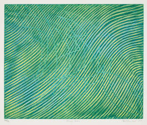 
	
		Stanley William Hayter CBE,
		British 1901-1988-
		 
		Shoal Green [Black & Moorhead...
