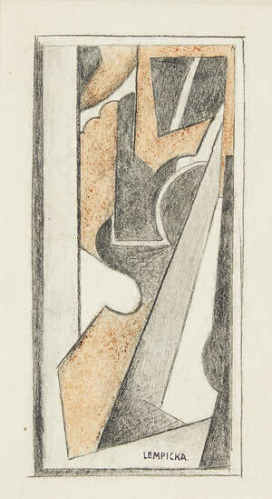 
	
		Tamara de Lempicka, 
		
		Polish 1898-1980- 
		 
		Composition Abstraite, 1923; 
		
		