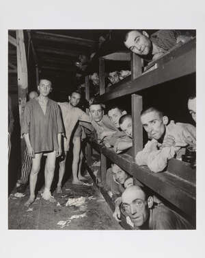 
	
		Margaret Bourke-White, 
		America 1904-1971-
		 
		Buchenwald Inmates, Germany,...