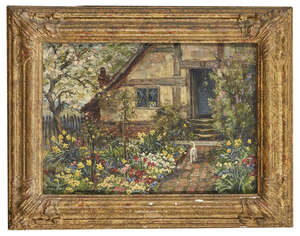 
	
		Frank Moss Bennett, 
		British 1874-1952- 
		 
		Little Pattenden, Goudhurst, Kent;...