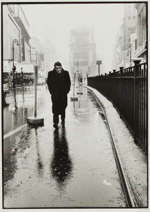 
	
		Dennis Stock, 
		American, 19282010
		 
		James Dean on Times Square, New York , 1955;...