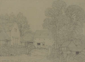 
	
		Samuel John Lamorna Birch RA RWS, 
		British 1869-1955- 
		Study of an old Cornish...