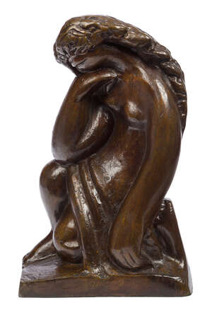 
	
		Daniel Kafri, 
		 
		Israeli/ Czech b.1945- 
		 
		 
		Rachel; 
		 
		 
		bronze,...