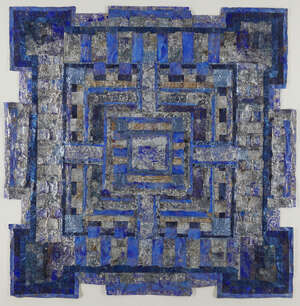 Katherine Virgils, 
British b.1954 - 
 
Untitled, 1990; 
 
mixed media and collage on paper, of...