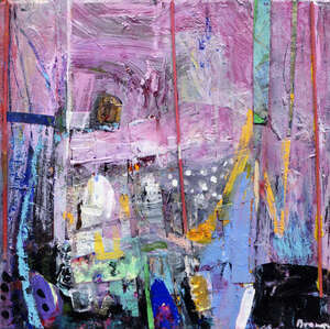 
	
		John Brown RSW, 
		Scottish b.1945-
		 
		Cluttered Window, Vietnam;
		 
		oil and...