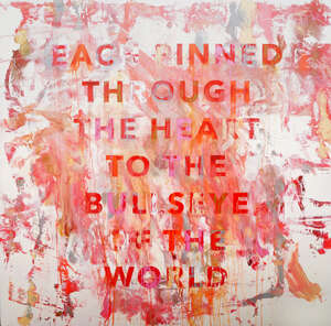 
	
		David Walker, 
		British b.1976- 
		&nbsp;
		Each Pinned Through the Heart to the Bullseye...