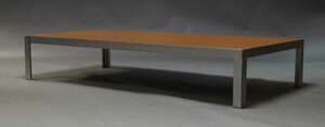 
	
		Monica Armani, a 'Progetto 1' low coffee table for B&B Italia, c.1990s, with oak veneered...