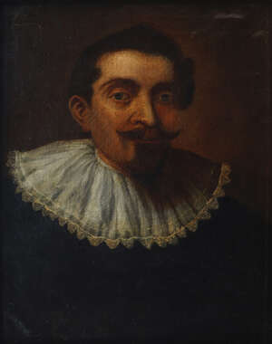 
	
		Manner of Federico Barocci, 
		late 18th/early 19th century- 
		 
		Portrait of a man,...
