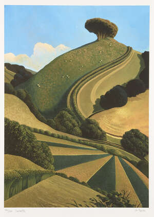 Jo March, British b. 1962- Lucketts; giclée on wove, signed, titled and numbered 99/150 in...