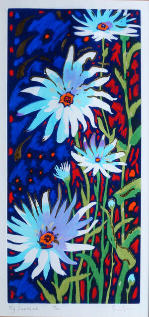 
	
		Simon Bull, British b.1958- My Sunshine & Dream; two etchings and aquatint with...