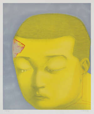 
	
		Zhang Xiaogang,
		Chinese b.1958-
		 
		Fantasy from Bloodline: Big Family, 2002;
		 
		