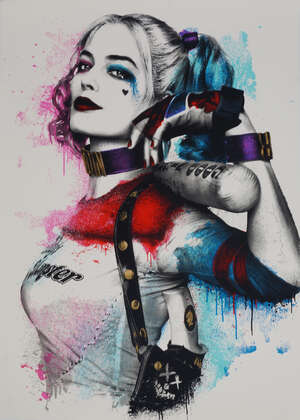 
	
		Mr. Brainwash, 
		French b.1966- 
		 
		Harley Quinn, 2016;
		 
		screenprint in colours...