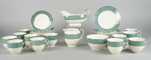 
	
		A Ridgway pottery part dinner and tea service, Conway pattern, to comprise six dinner...