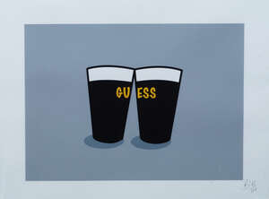 
	
		B!, early 21st Century- Guess, 2008; giclee print in colors on 11% rag cotton paper, signed...