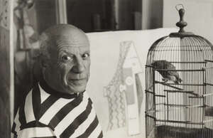 
	
		René Burri,
		Swiss 1933-2017- 
		 
		Pablo Picasso, Villa "Californie", Le Cannet,...