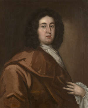 
	
		Circle of John Closterman, 
		German 1660-1711- 
		 
		Portrait of a gentlemen,...