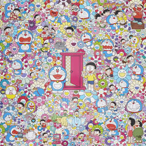 
	
		Takashi Murakami,
		Japanese b.1962-
		 
		Many Things Await Beyond Anywhere Door...