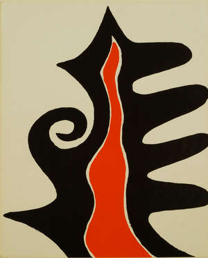 
	
		Alexander Calder, 
		American 1898-1976- 
		 
		Flame, 1973; 
		 
		lithograph in...